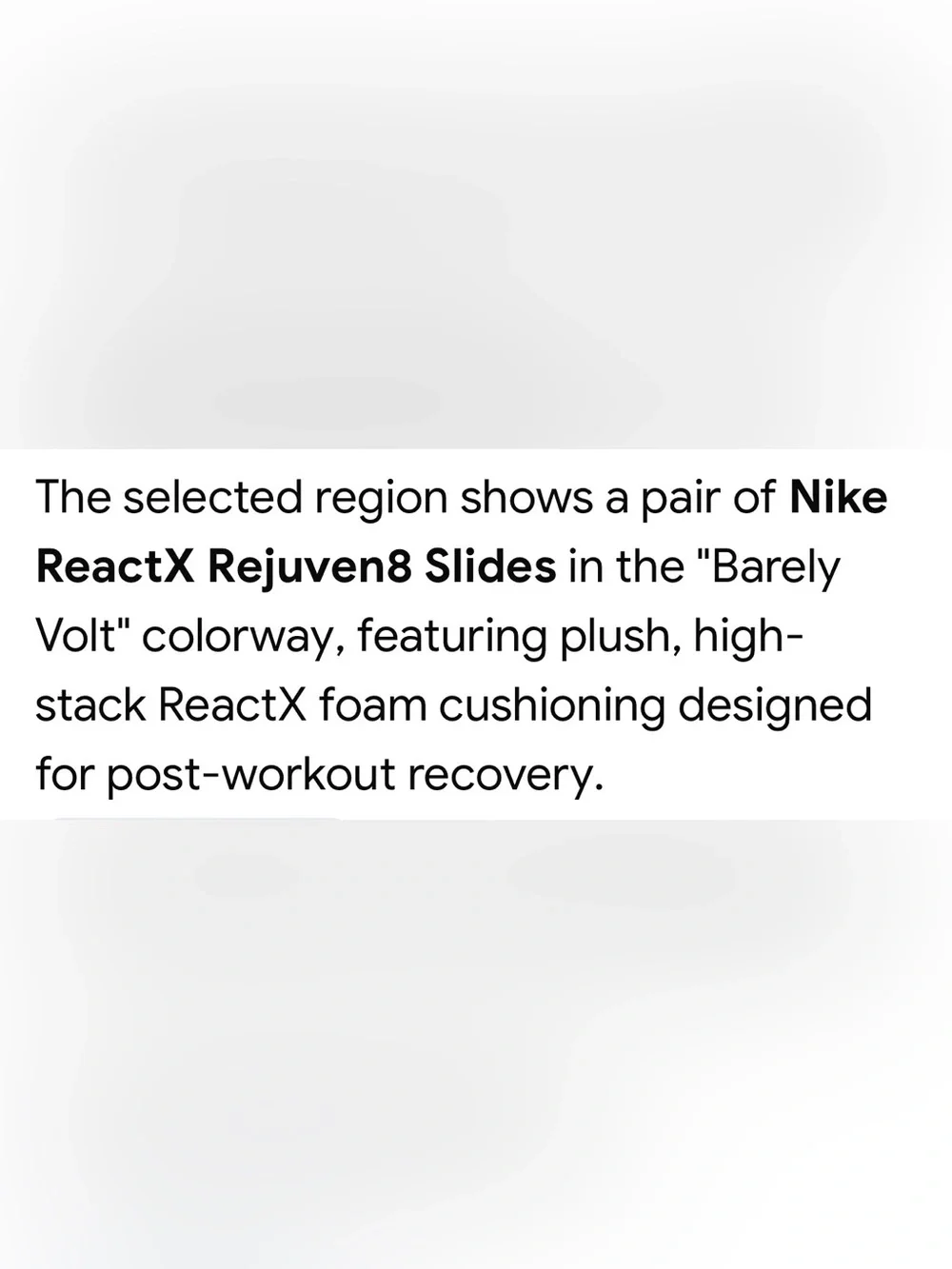 Nike ReactX Rejuven8 Slides -💚